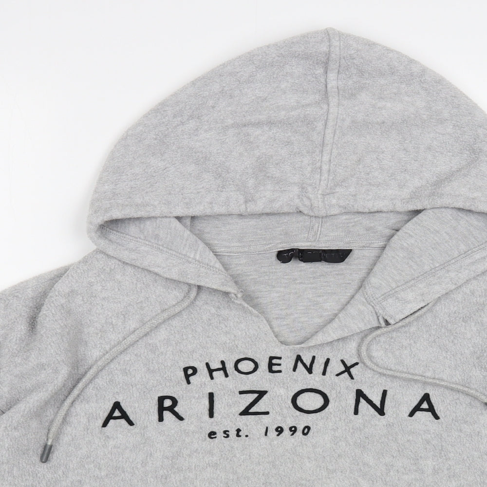 Topshop Womens Grey  Polyester Pullover Hoodie Size 6  Pullover - Arizona