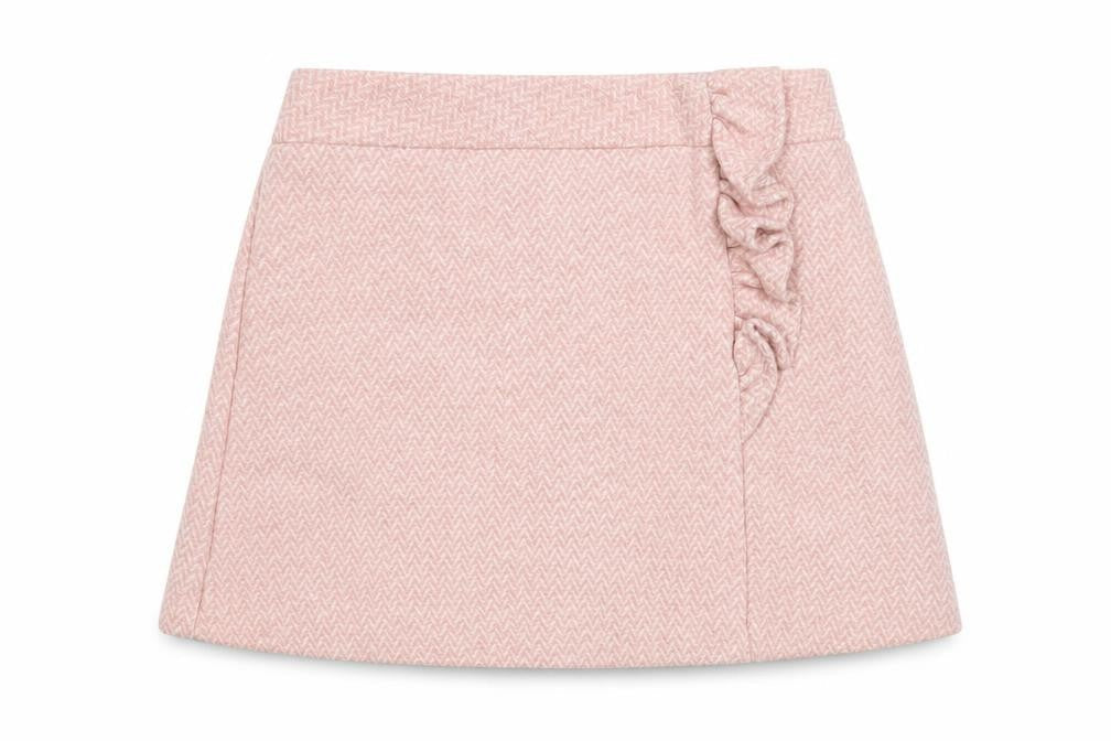 Dunnes Stores Girls Pink  Polyester Mini Skirt Size 5-6 Years  Regular