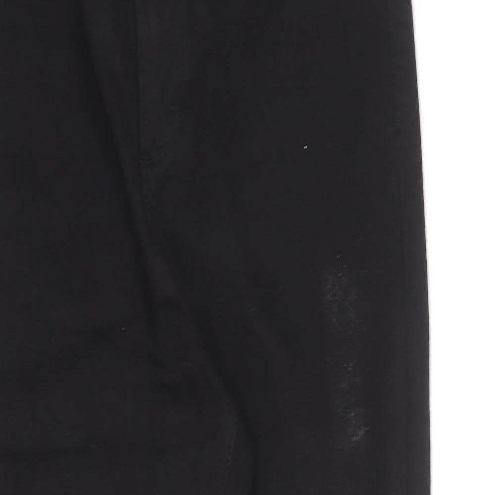 Denim Co  Womens Black  Cotton Jegging Trousers Size 16 L22 in Regular
