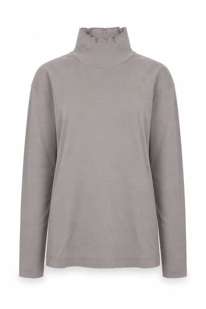 Preworn Womens Grey Crew Neck  Cotton Pullover Jumper Size 14