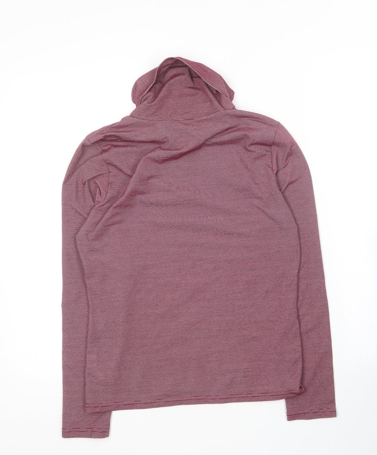 ellesse Womens Purple Roll Neck Striped Polyester Pullover Jumper Size L