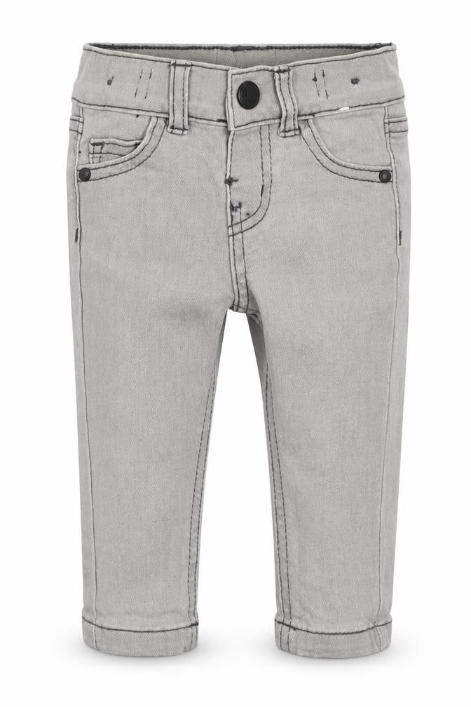 Denim Co Boys Grey  Cotton Capri Jeans Size 3-6 Months  Button
