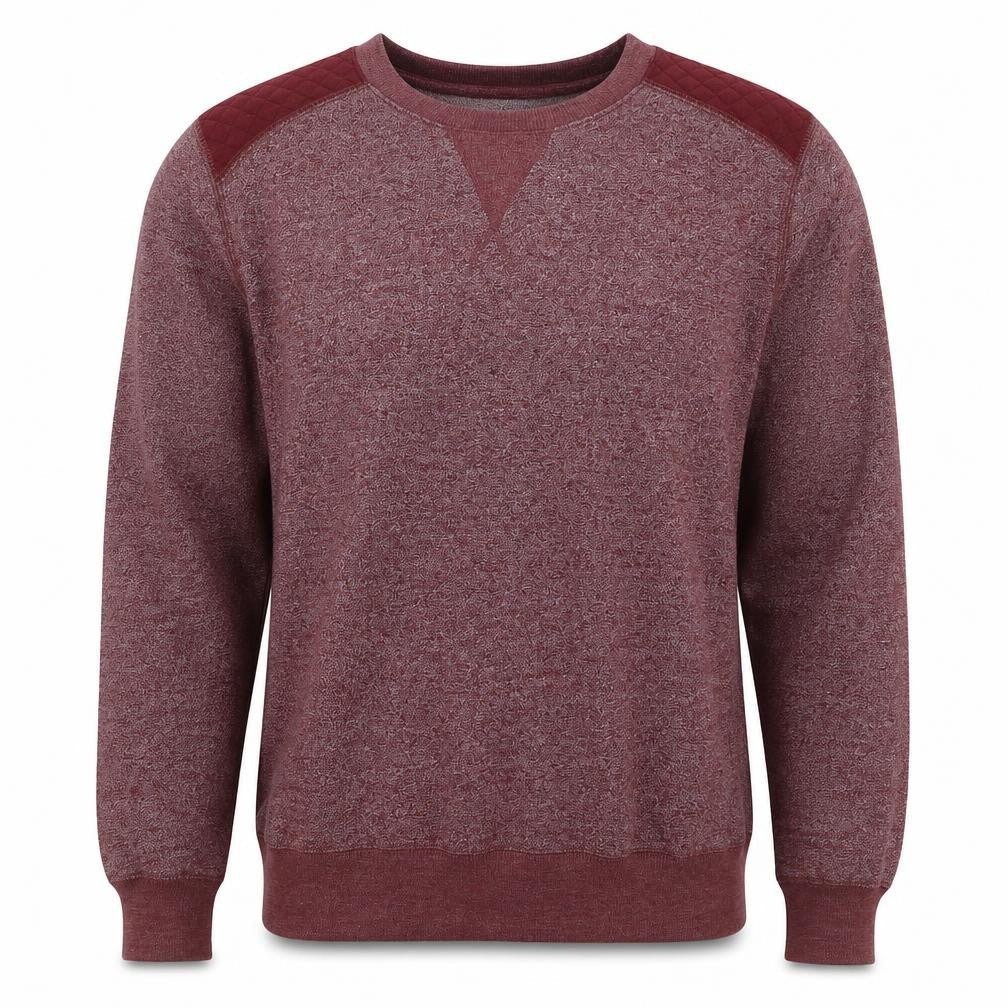 MAN Mens Red  Cotton Pullover Sweatshirt Size S