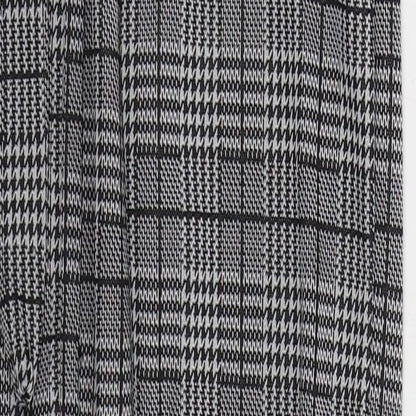 Preworn Womens Grey Houndstooth Polyester Trousers  Size S L26 in Regular