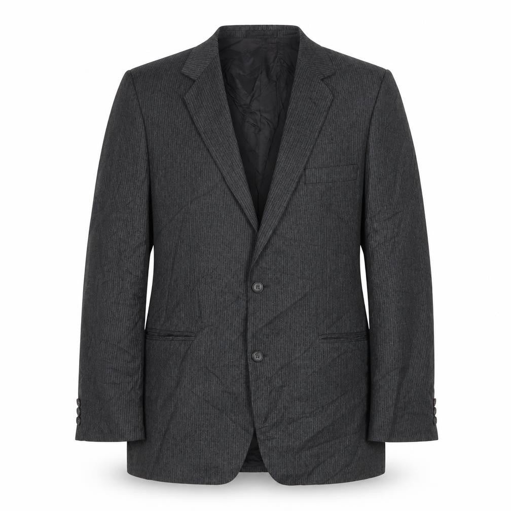 Skopes Mens Grey Striped Wool Jacket Suit Jacket Size 40