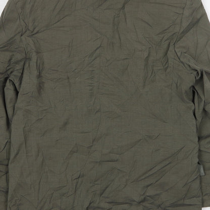 Armando Mens Green  Polyester Jacket Suit Jacket Size 38