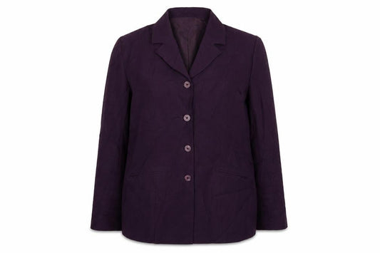 Bonmarché Womens Purple  Polyester Jacket Suit Jacket Size 16