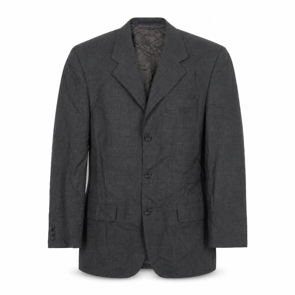 Varteks Mens Grey  Wool Jacket Suit Jacket Size 36