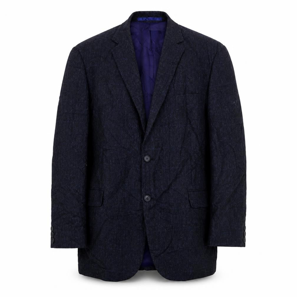 Marks & Spencer Mens Blue  Wool Jacket Suit Jacket Size 44