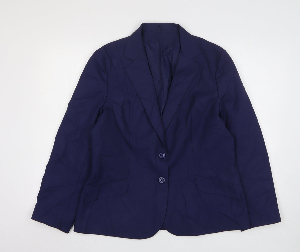 Original Fashion  Womens Black  Polyester Jacket Suit Jacket Size 18