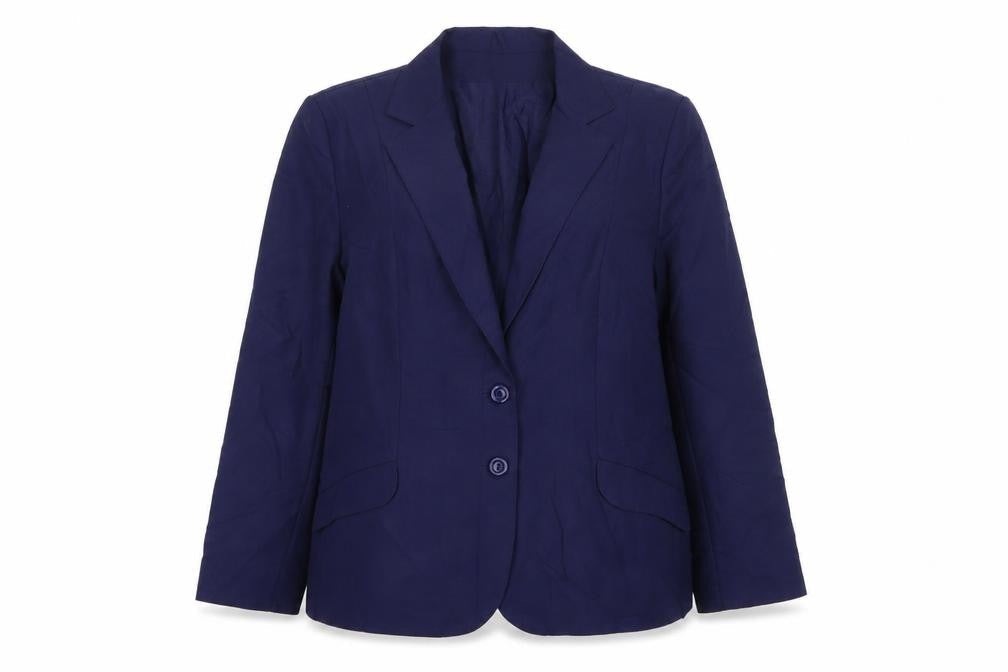 Original Fashion  Womens Black  Polyester Jacket Suit Jacket Size 18