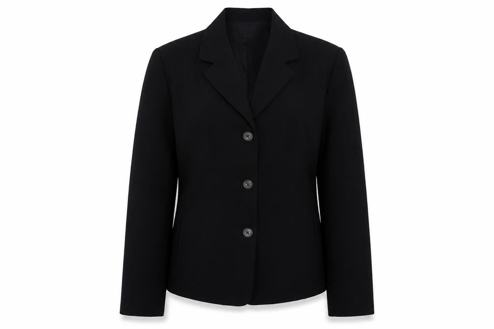 Rafaella Womens Black  Polyester Jacket Suit Jacket Size 12