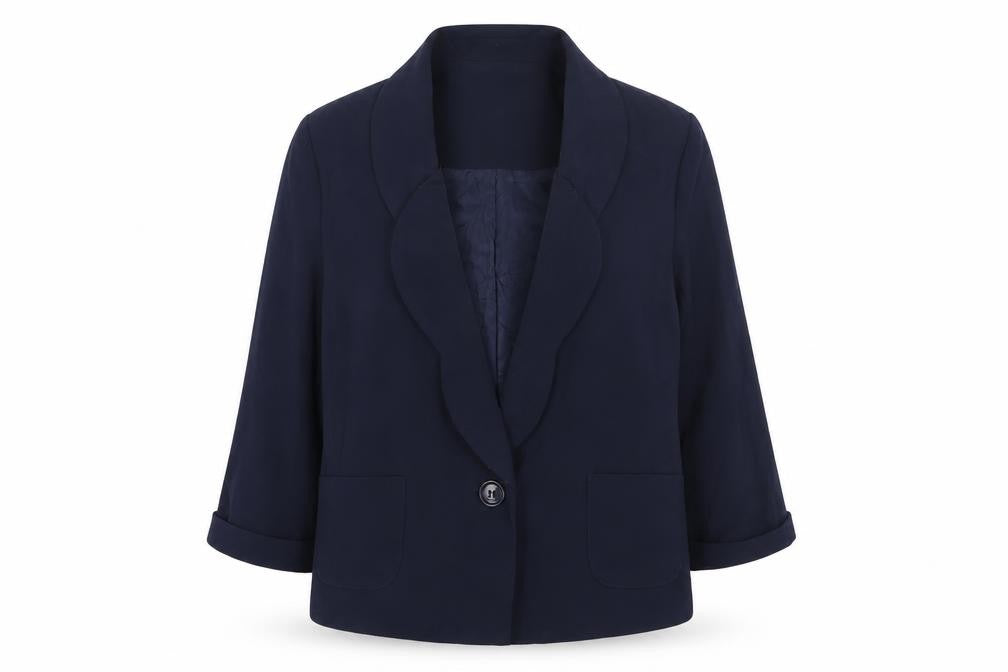 Henry Holland Womens Blue  Polyester Jacket Blazer Size 10