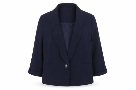 Henry Holland Womens Blue  Polyester Jacket Blazer Size 10