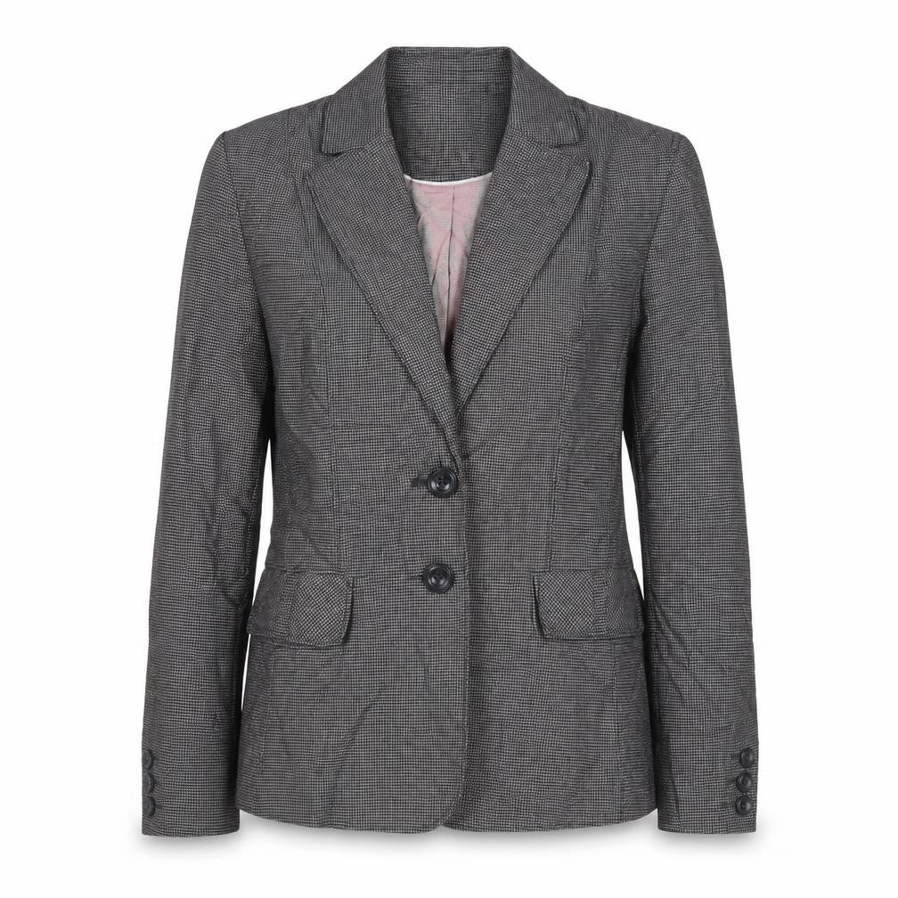 Autonomy Womens Black  Polyester Jacket Suit Jacket Size 10