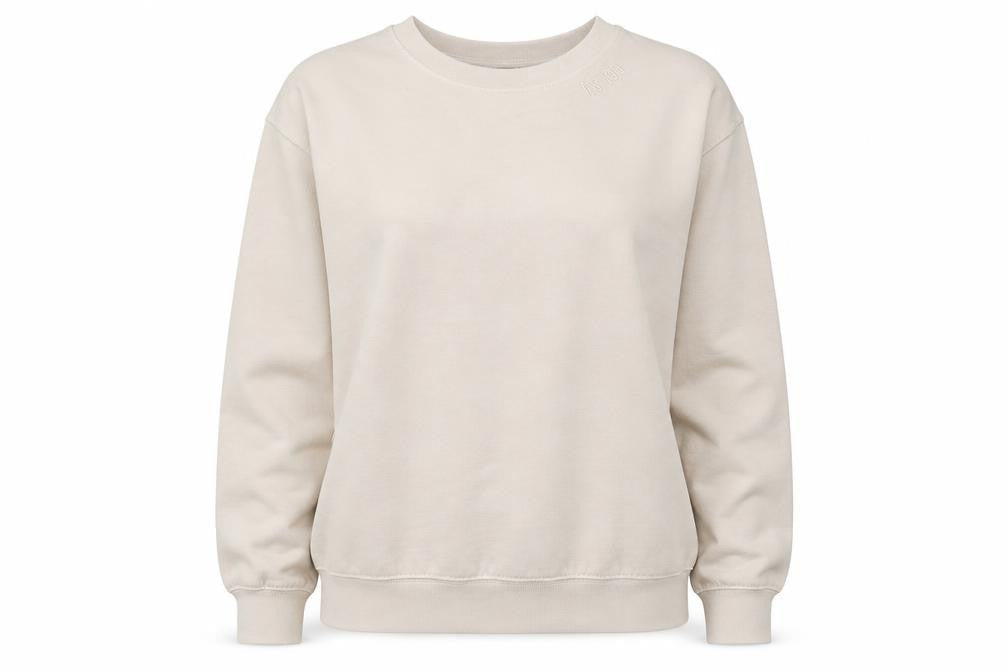 As You Womens Beige  Polyester Pullover Sweatshirt Size XS  Pullover