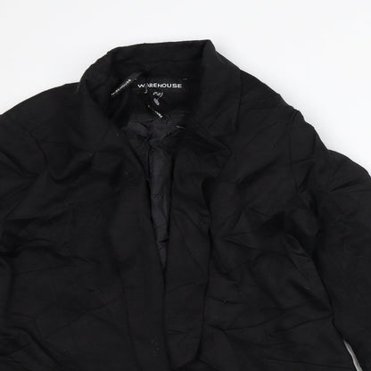 Warehouse Womens Black   Jacket Blazer Size 12