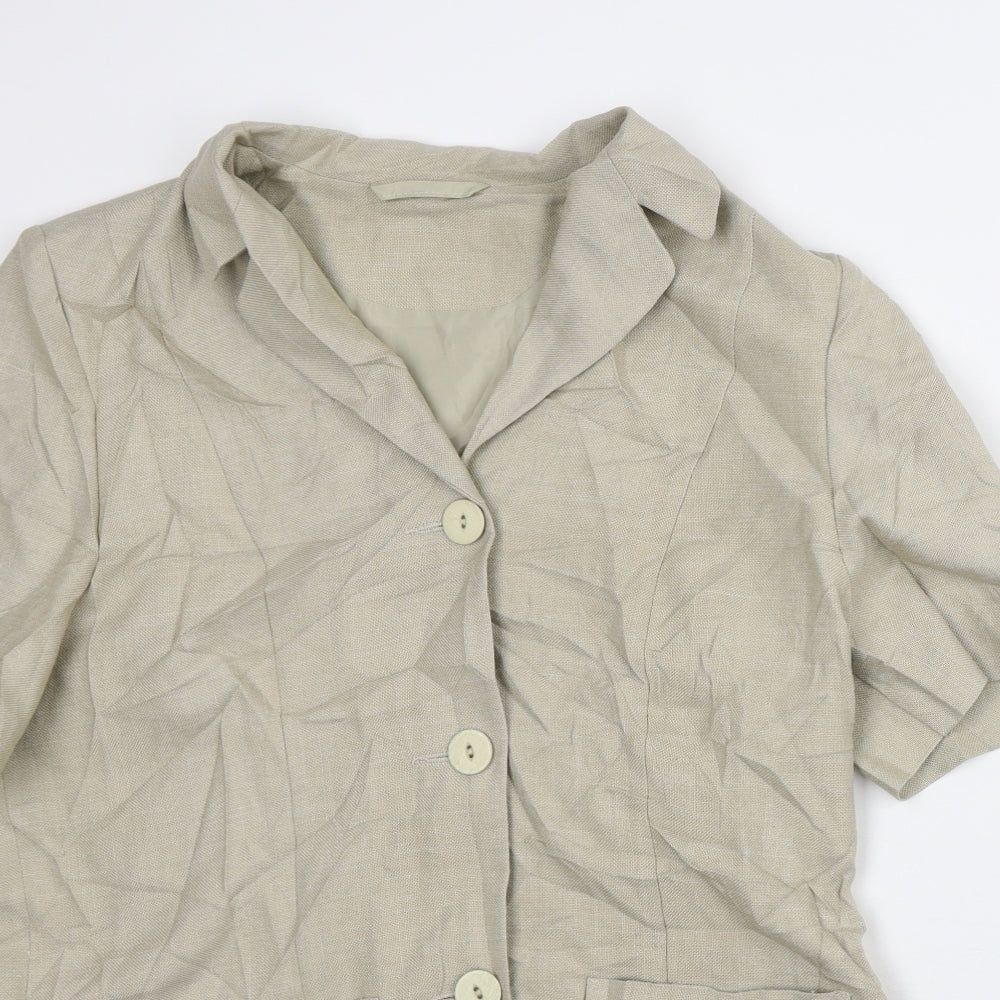 Berketex Womens Beige   Jacket Blazer Size 14