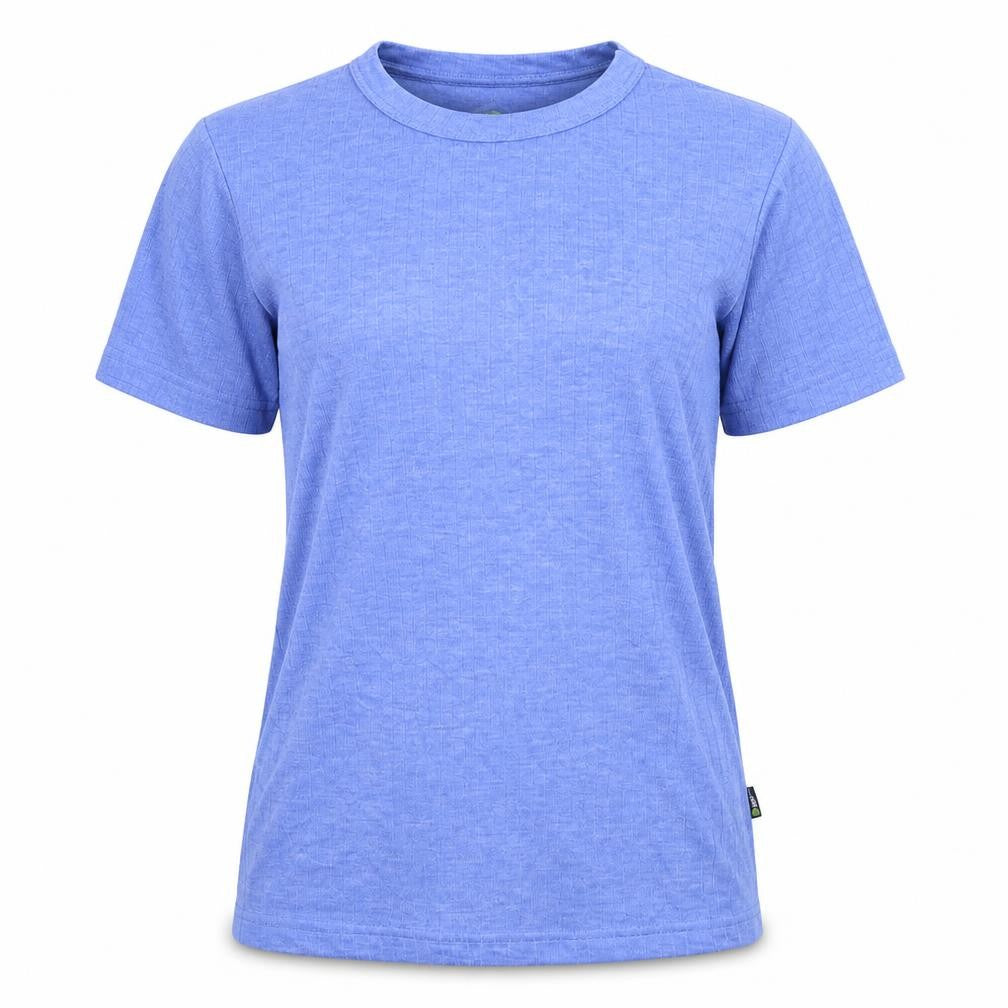 Beeswift Womens Blue  Polyester Basic T-Shirt Size S Crew Neck