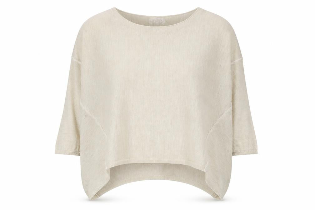 Preworn Womens Beige Round Neck  Acrylic Pullover Jumper Size L