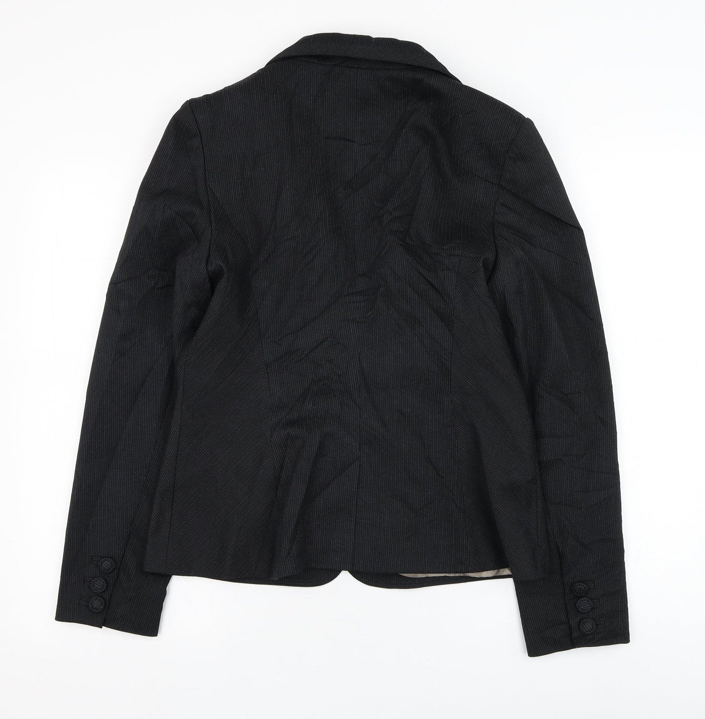 Dorothy Perkins Womens Black   Jacket Blazer Size 12  Button
