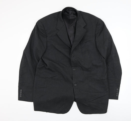 Taylor & Wright Mens Grey  Polyester Jacket Suit Jacket Size 42