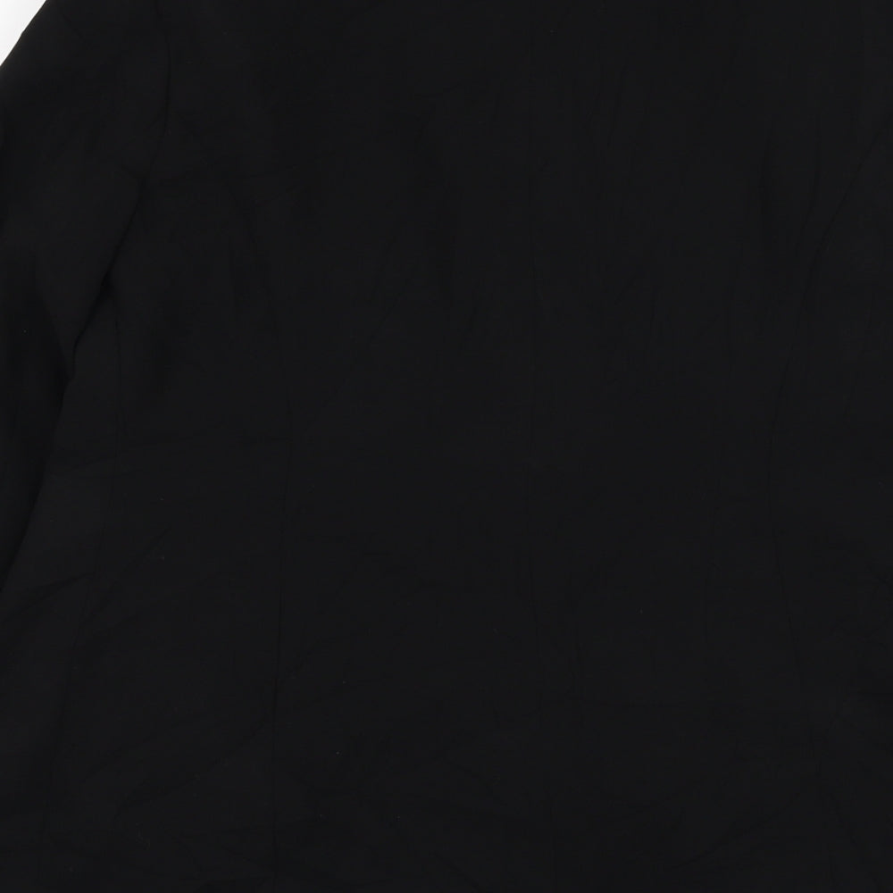 Bonmarché Womens Black    Blazer Size 14  Button