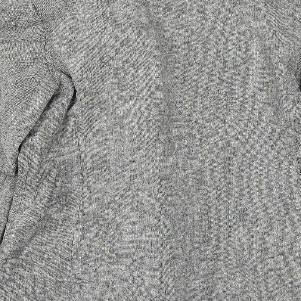 Preworn Womens Grey   Jacket Blazer Size 12  Button