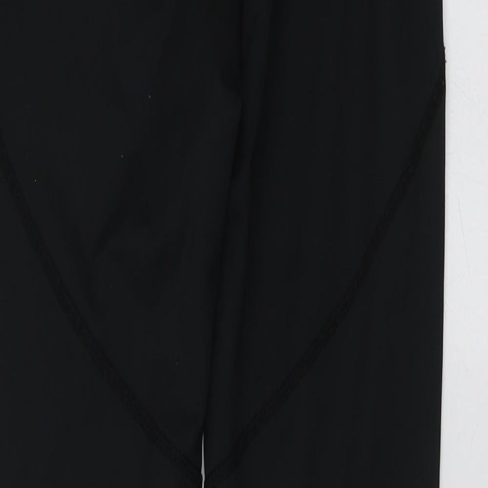 Workout Womens Black  Polyester Jogger Leggings Size XS L26 in Regular