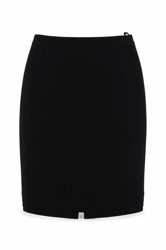Basler Womens Black  Polyester A-Line Skirt Size 16