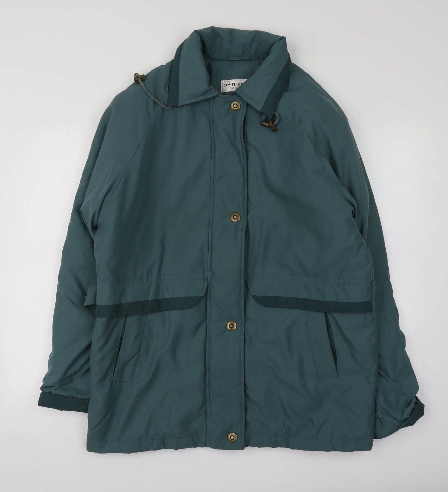 Compliments Womens Blue   Jacket  Size 14