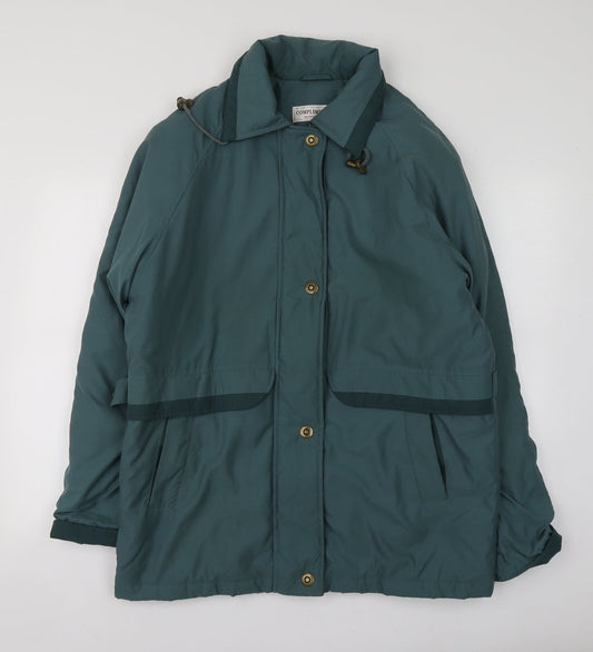 Compliments Womens Blue   Jacket  Size 14