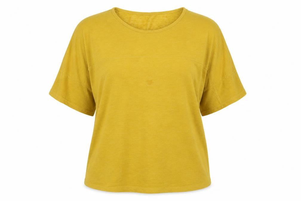 Debenhams Womens Yellow Round Neck  Polyester Pullover Jumper Size 14