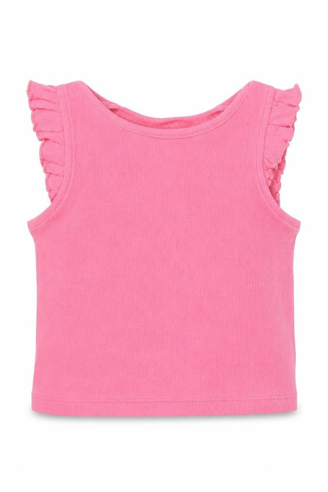 Primark Girls Pink  Cotton Basic T-Shirt Size 9-12 Months Crew Neck Pullover