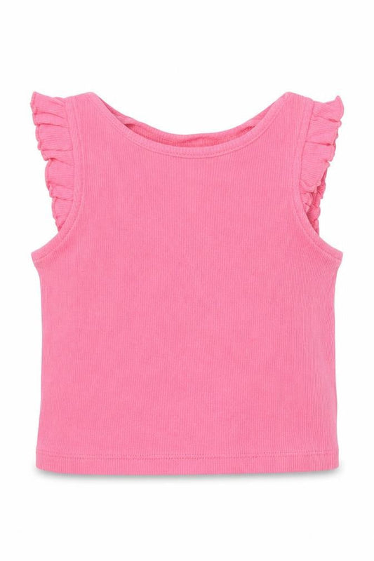 Primark Girls Pink  Cotton Basic T-Shirt Size 9-12 Months Crew Neck Pullover