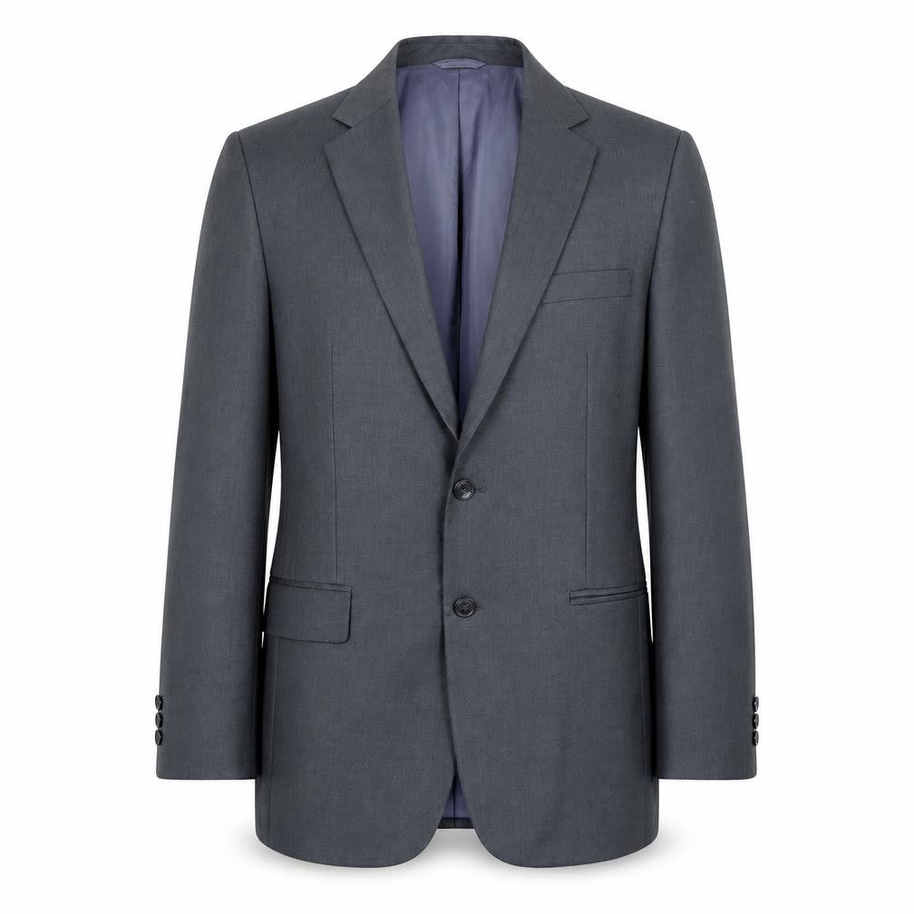 Preworn Mens Grey  Polyester Jacket Suit Jacket Size 40