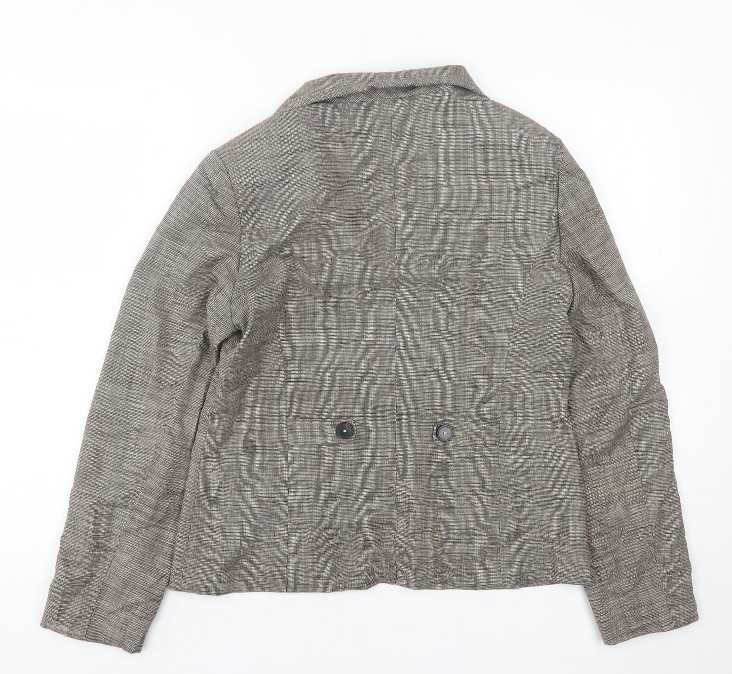 Marcona Womens Brown   Jacket Blazer Size 14  Button