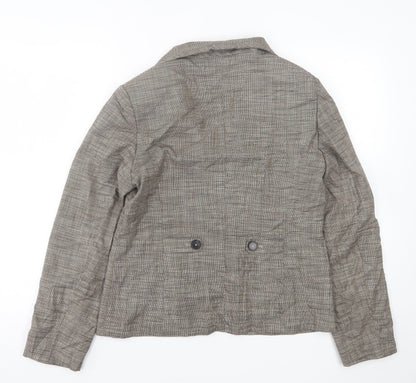 Marcona Womens Brown   Jacket Blazer Size 14  Button