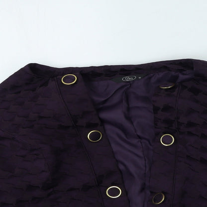 Bonmarché Womens Purple Jacket Size 16