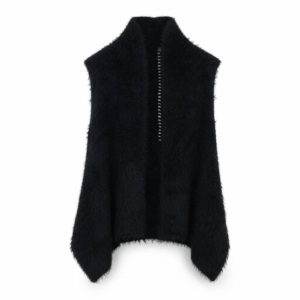 Apricot Womens Black V-Neck  Acrylic Cardigan Jumper Size M
