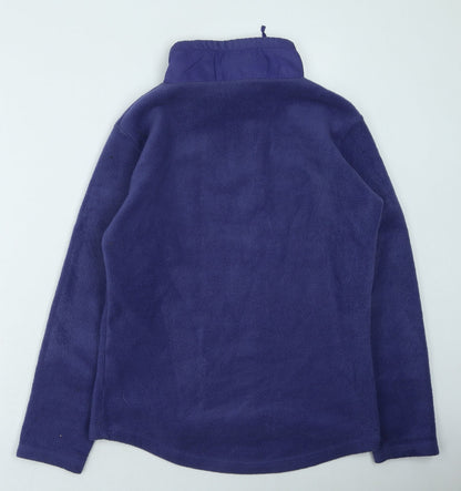 River Island  Womens Purple High Neck  Polyester Pullover Jumper Size 8