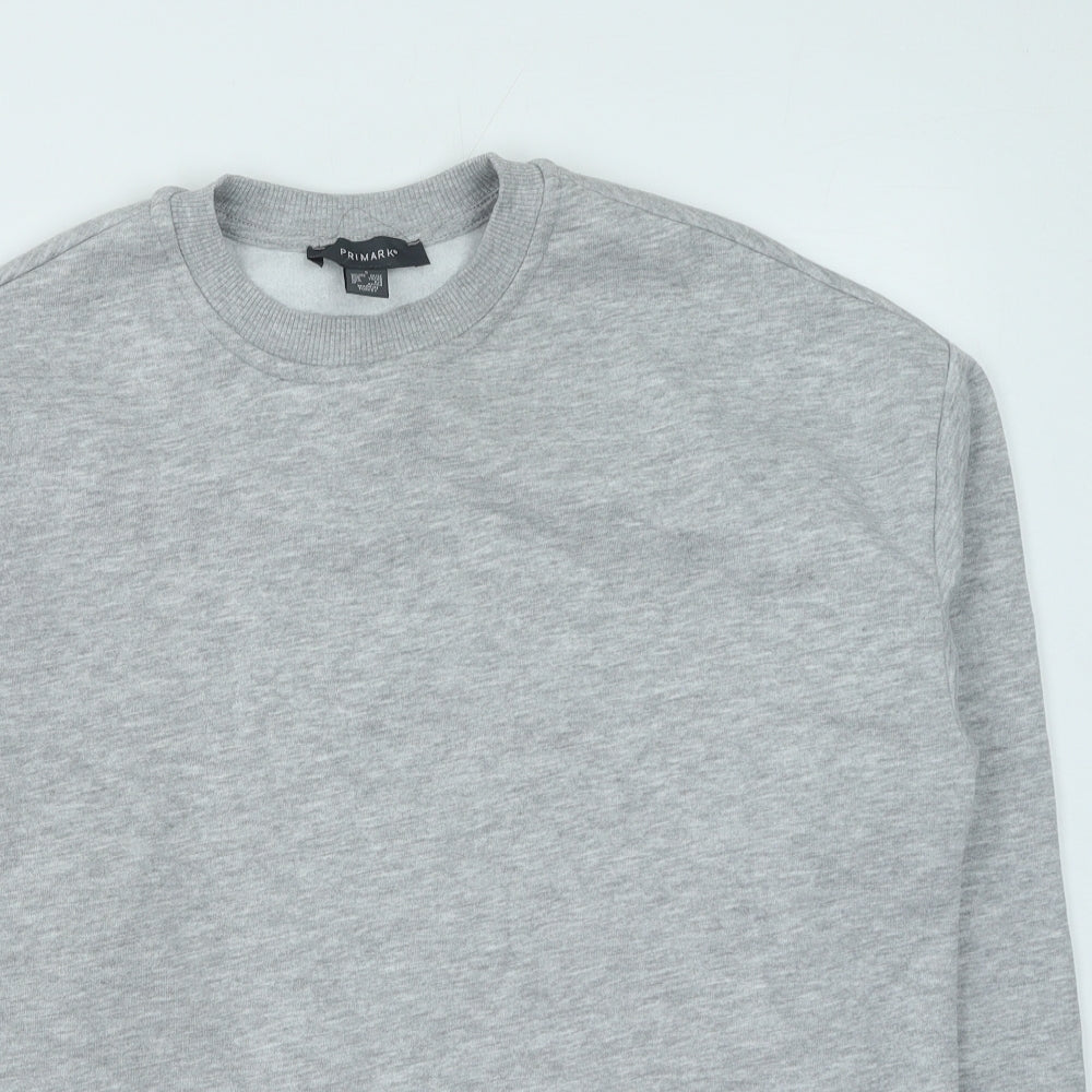 Primark  Womens Grey  Polyester Pullover Sweatshirt Size S