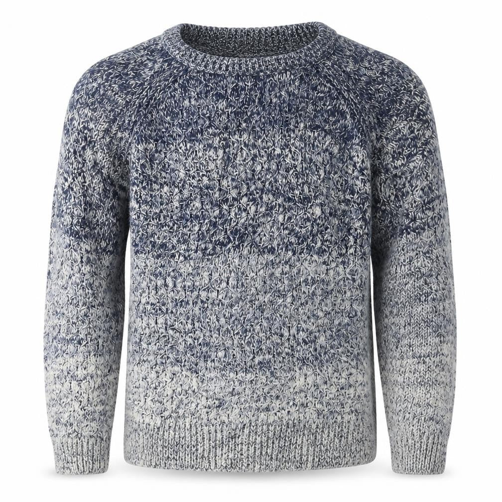 George  Boys Blue Round Neck  Acrylic Pullover Jumper Size M