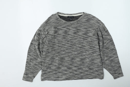 New look  Womens Black Round Neck  Polyester Pullover Jumper Size S