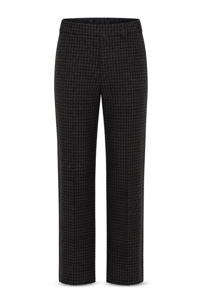 Zara Womens Brown Plaid Polyester Trousers  Size S L28 in Regular