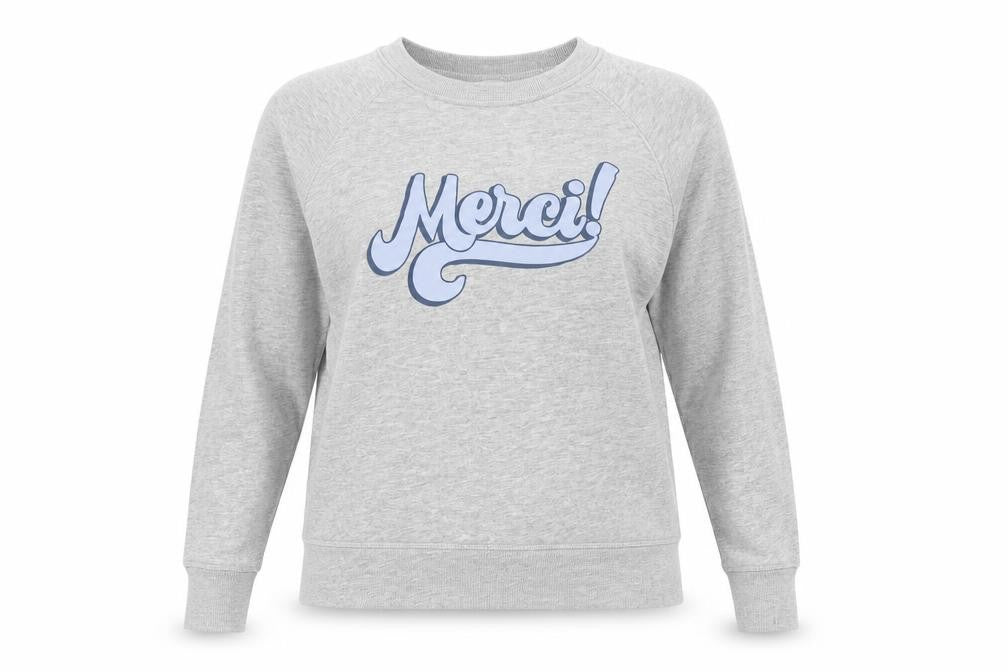 TU Womens Grey Crew Neck  Cotton Pullover Jumper Size 10   - Merci