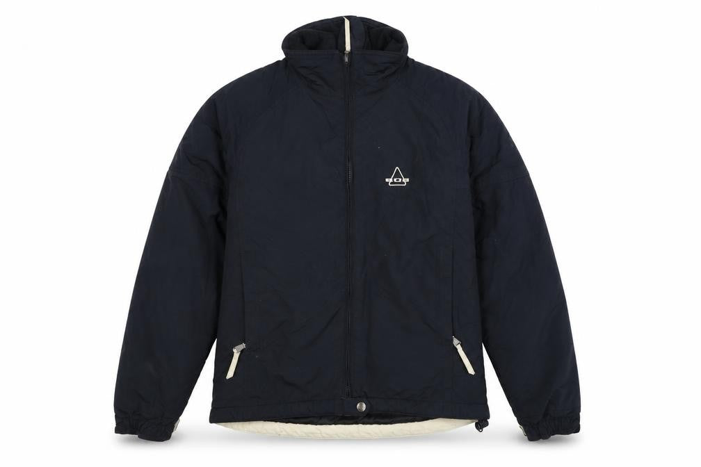 SOS Mens Black   Quilted Coat Size S