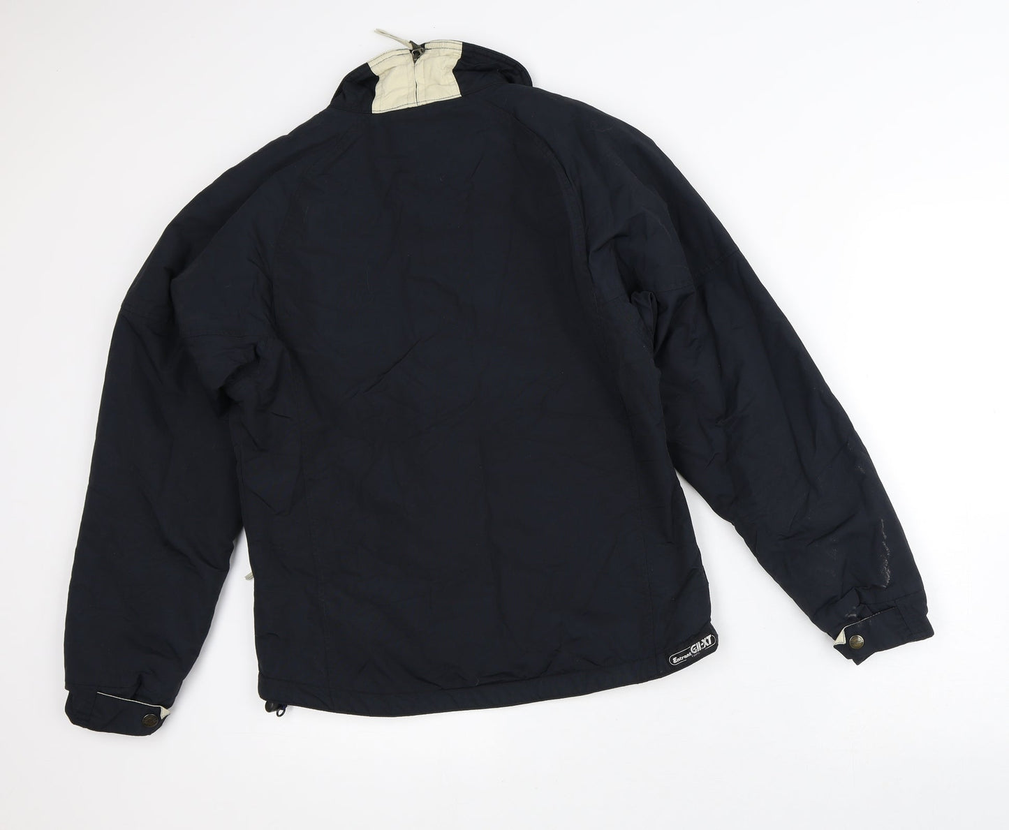 SOS Mens Black   Quilted Coat Size S