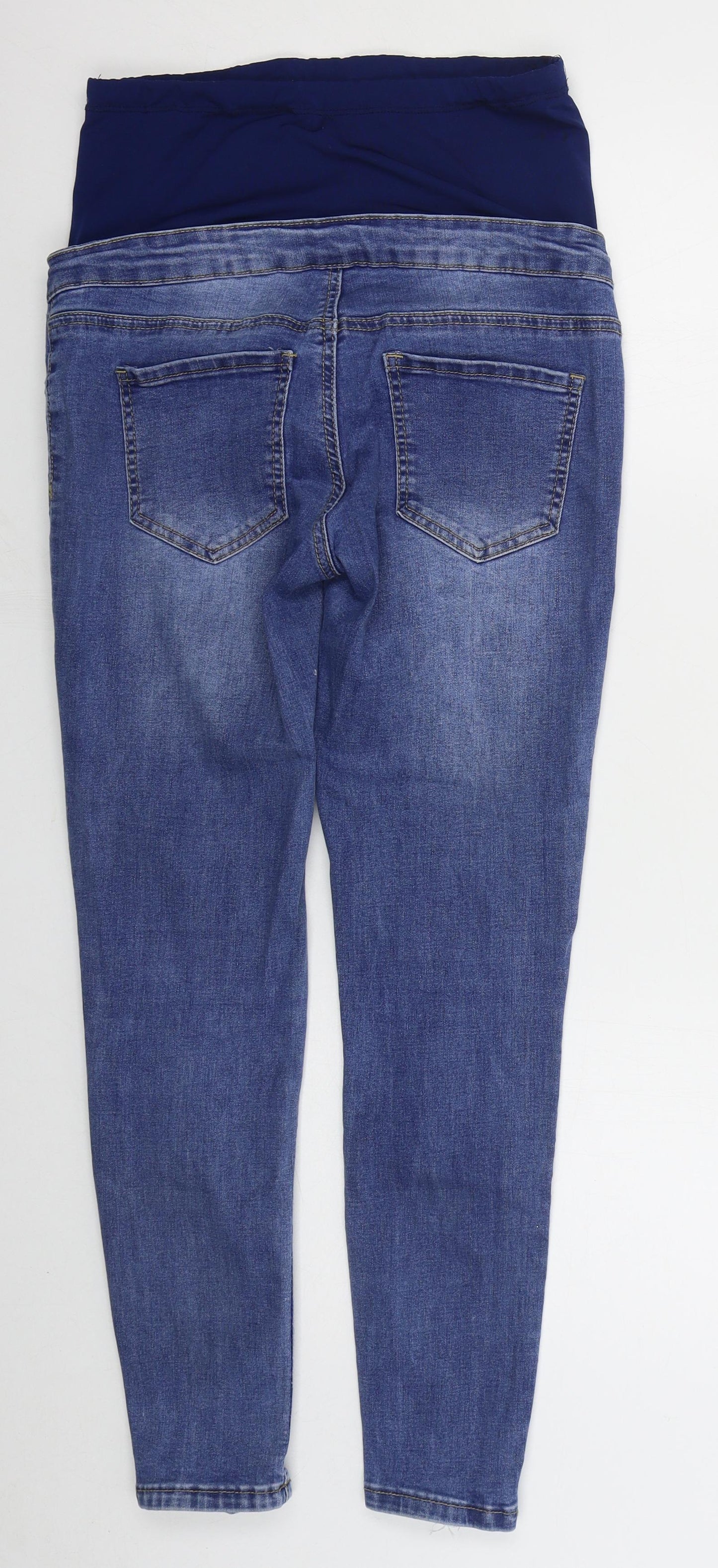 SheIn Womens Black  Cotton Skinny Jeans Size M L27 in Regular Button