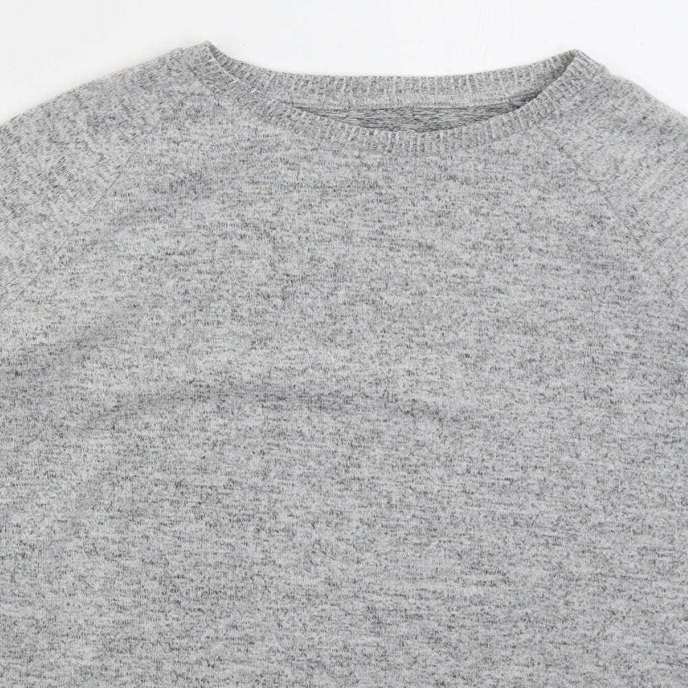 Primark Womens Grey  Viscose Pullover Sweatshirt Size 10  Pullover